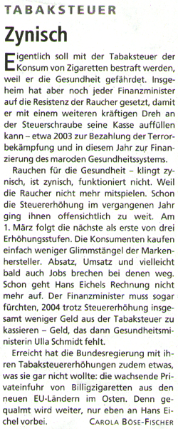 Zeitungsausschnitt